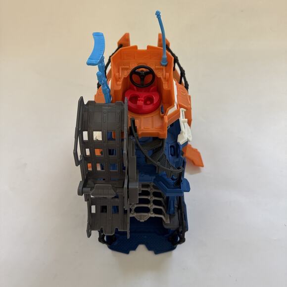 Fisher Price Imaginext Deep Sea Mission Command Ship Boat Diver 2 Figures CLEAN - Picture 5 of 8